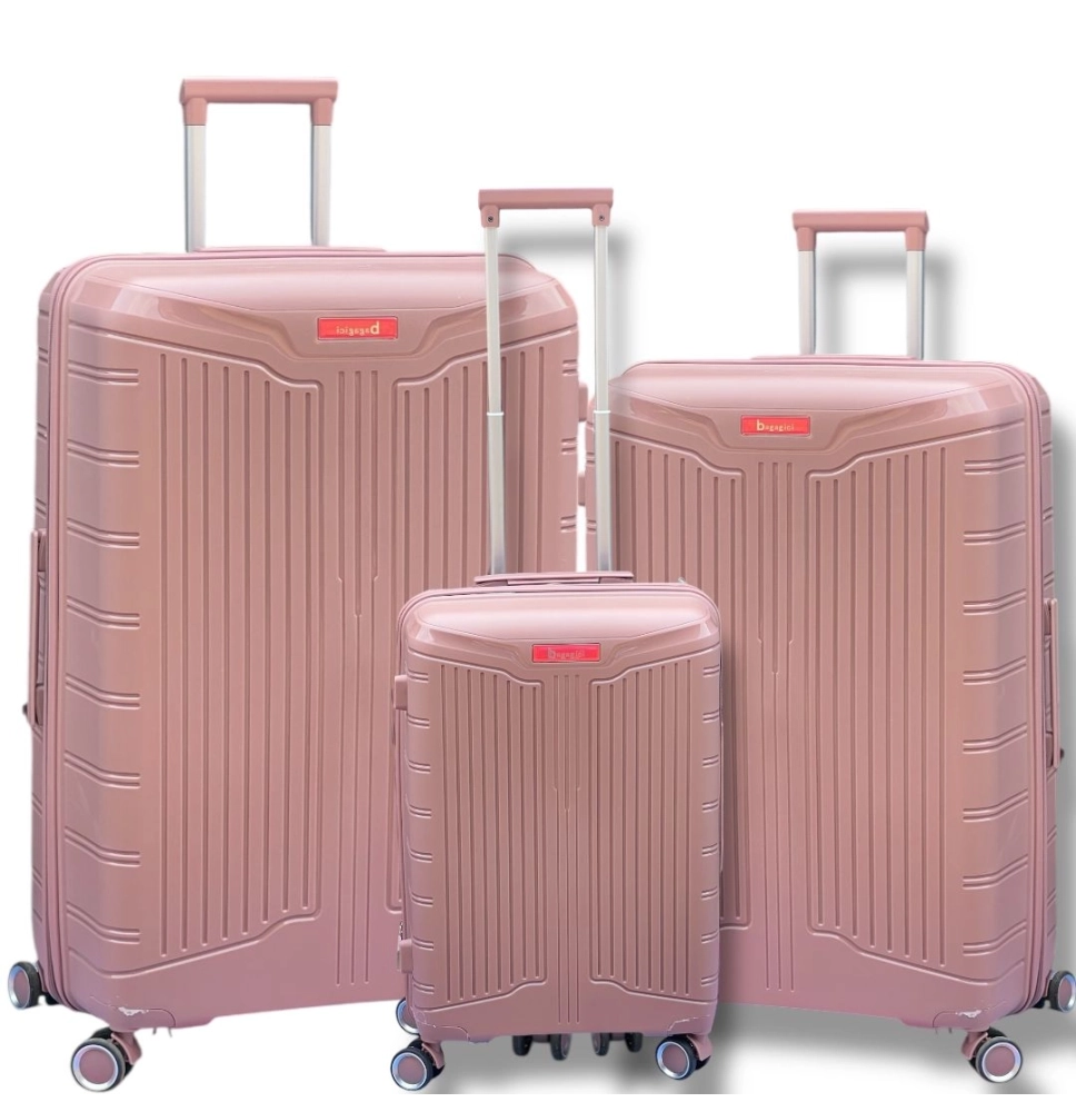 🧳 3 Valises Incassables en Silicone – Collection Bagagici