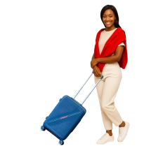 Valise 10kg  Cabine – Silicone Gomme Incassable avec Serrure TSA