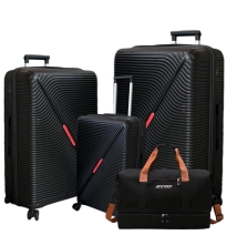 3 Valises Silicone + 1 Sac de Voyage 10kg ✈️🛡️