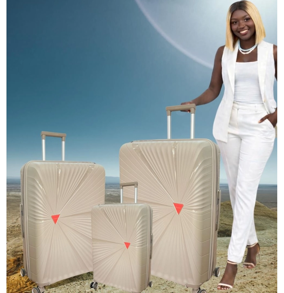 🧳 3 Valises Incassables en Silicone – Collection Bagagici